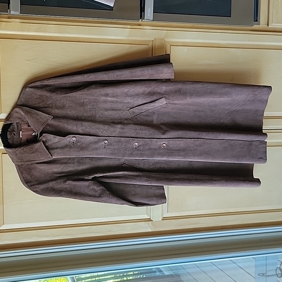 Vintage suede duster - Picture 1 of 8